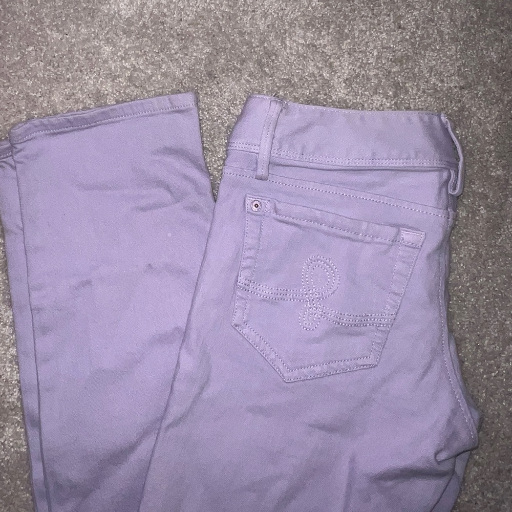 Lilly Pulitzer Worth Straight Jean lilac size 4